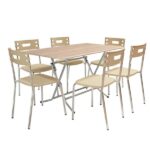 Pack table pliante 120 x 80 pvc + 6 chaises City