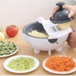 Coupe-légumes avec panier de vidange - Blanc – Image 2