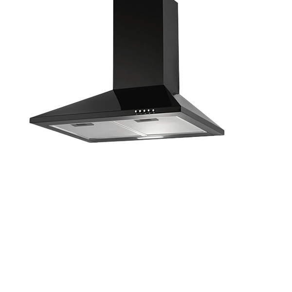 Hotte pyramidale 60 cm Galaxy noire