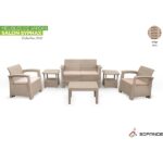 Salon de jardin SYPHAX 4 places Grège