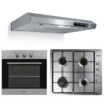 Pack encastrable Focus-line 3 pièces : Four F525X  + Plaque F400X + Hotte F600X