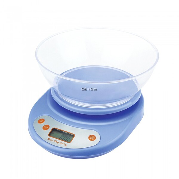 Balance de cuisine 5Kg - Bleu