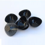 Lot de 6 Bols en verre noire LAV