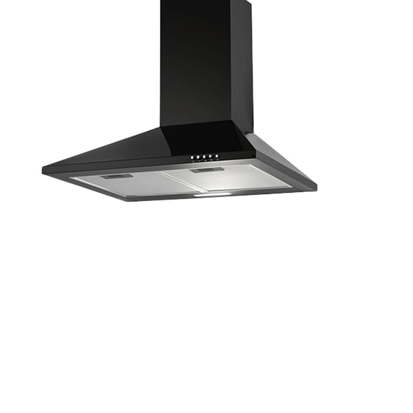 Hotte Noire Pyramide  AUXSTAR 60 cm