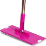 Balai Plat Magique FLORA Rose: 360 Degrés + Seau-Essoreur – Image 2