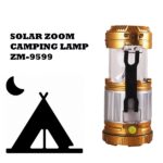 Lampe solaire de camping télescopique rechargeable