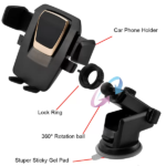 Support Téléphone Universel Pour Voiture 360° Degrée Easy One Touch – Image 2