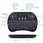 Mini clavier sans fil avec télécommande infrarouge à pavé tactile BACKLIT – Image 3