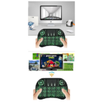 Mini clavier sans fil avec télécommande infrarouge à pavé tactile BACKLIT – Image 6