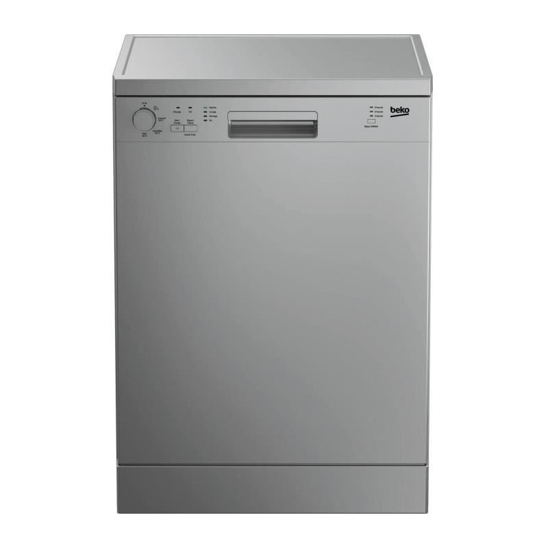 lave-vaisselle-beko-13-couverts-silver Lave vaisselle Beko- 13 couverts Gris – Image 1