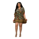 Robe de plage-poncho d’été courte