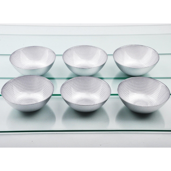 Promotion Tunisie lot de 6 bol dessert en verre sigma glass promodeal allopromo (2) lot de 6 bols à dessert SIGMA GLASS - gris – Image 1