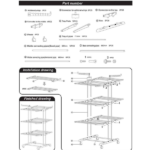 Séchoir à linge 3 étages, pliable et mobile – Image 3