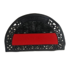 Tapis caoutchouc - demi-cercle - 78 cm * 48 cm