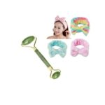 Pack Rouleau Massage du Visage + bandeau de maquillage – Image 2