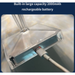 veilleuse rechargeable couleurs changeantes avec telecommande – Image 7