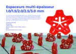 PACK 100 Entretoises de carreaux multi taille réutilisables  (Croisillon  de carreaux) – Image 4