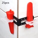 PACK 25 pièces Outil de nivellement d'angle peuvent être utilisées avec les Kits de système de nivellement de carreaux – Image 5