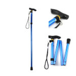 Canne de marche réglable en hauteur et pliable (max92cm) – Image 3