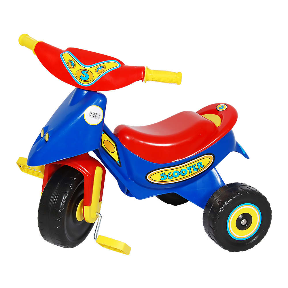TRICYCLE-SCOOTER TRICYCLE SCOOTER EJ010 -ROUGE & BLEU – Image 1