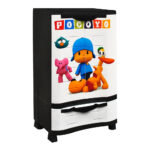 ARMOIRE COMMODE 1T AVEC AFFICHE