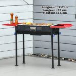 Barbecue à Charbon sur pieds grand modèle -acier inoxydable – Image 4