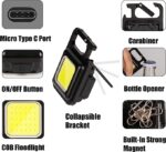 COB Small Flashlights, 800Lumens – Image 4