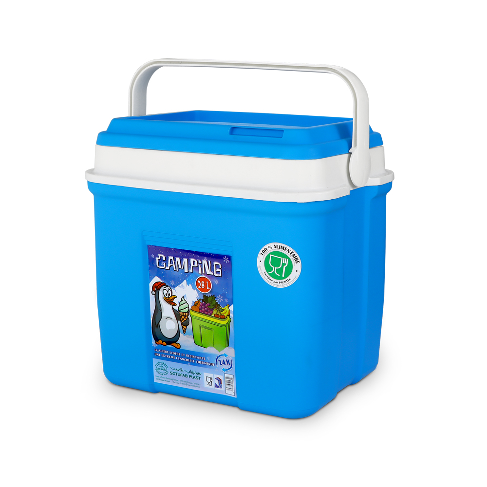 CAMPING-2L-BLEU-SBS Glacière CAMPING 28L- SOTUFAB – Image 1