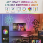 Ruban LED en forme de feu d'artifice