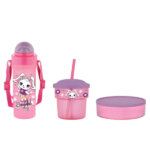 Pack de goûter renga 3 pièces pour fillette