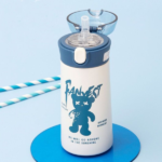 Mug thermos avec paille 380ML imprimé