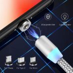 Câble de recharge magnetique 3en1 – Image 3