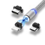 Câble de recharge magnetique 3en1 – Image 2