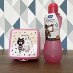 Pack goûter: bouteille titiz 750 ml + boite multi compartiment avec couverts Sofpince