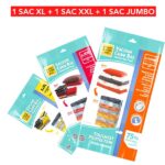 Pack Sac de rangement sous vide cubique : 1 sac sous vide cubic XL + 1 sac sous vide cubic XXL + 1 sac sous vide cubic JUMBO – Image 2