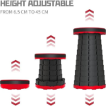 Tabouret portable extensible en plastique ABS – Image 2