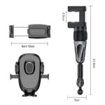 Support multifonction de téléphone portable pour Rétroviseur de Voiture, Rotatif À 360 Degrés