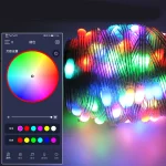 Smart Guirlande lumineuse 10M LED RGB USB avec télécommande et application mobile – Image 2
