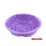 Moule silicone à gâteau forme rose – Image 3