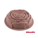 Moule silicone à gâteau forme rose