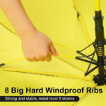 Grand Parapluie bicolore silicone – Image 3