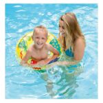 Bouée de natation Intex jaune motif animaux – Image 2