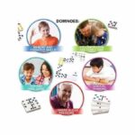 Ensemble de jeu de dominos Double Six Coleur – Image 4