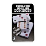 Ensemble de jeu de dominos Double Six Coleur
