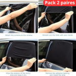 Pack de 2 Paires housse pare-soleil pour voiture – Image 3