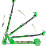 Trottinette pliable 3 Roues lumineuses avec Klaxon – Image 5