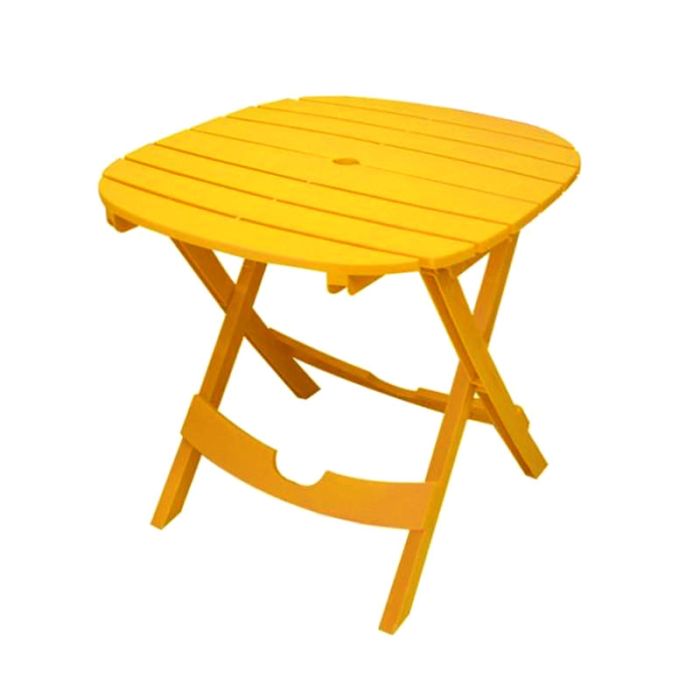 TABLE-plage-camping-PLIANTE-RUSPINA-TP020- promo-deal-jaune Table Pliable Ruspina SOTUFAB Jaune – Image 1