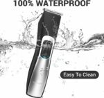 Tondeuse cheveux et barbe HTC 129C rechargeable avec kit cadeau – Image 2