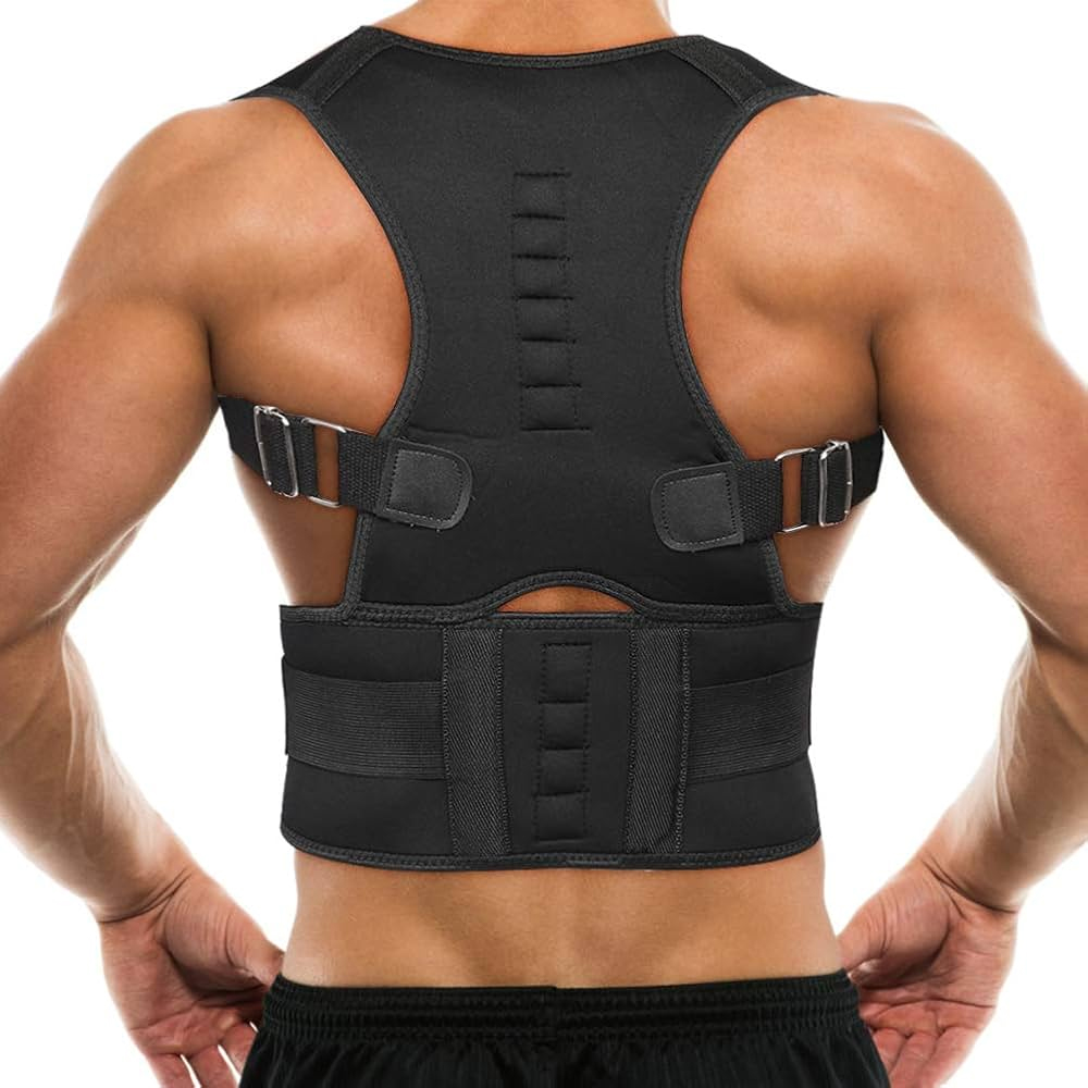 promotion-correcteur-posture-medical-espace-allopromo-promodeal le redresse-dos magnétique vous apporte tous les bienfaits des aimants. Il oblige votre dos à adopter la bonne posture tout en douceur. Ainsi il corrige les défauts d’attitude, soutient le dos et ramène les épaules en position correcte tout en restant très confortable.