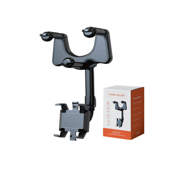 Support de téléphone multifonction pour voiture, rotatif à 360 degrés, rétroviseur, Navigation GPS